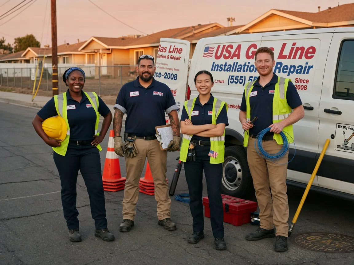 Gas Line Installation company in Rochelle, TX